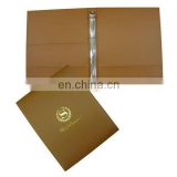A4 Size Leather File Folder With Ring Binder