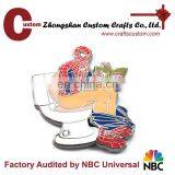 Wholesale Custom Metal Funny Magnetic Cartoon Lapel Pins With Various Logo Designs thumbnail-2