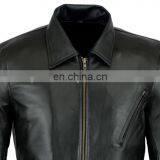 Top Quality Genuine Cow Hide Super Soft Leather Motorcycle Jacket thumbnail-4