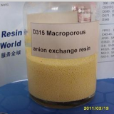 D315 Macroporous acrylic acid series weak alkaline anion exchange resin