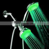 Round Shape LED Color Changing 3-way 2 in 1 Shower Combo thumbnail-3