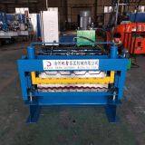 Double Layer Metal Roofing Sheet Trapezoid Profile Roll Forming Making Machine thumbnail-3