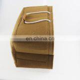 Yellow Color Hot Selling Cosmetic Handbag Purse Felt Make up Organizer Bag thumbnail-6