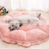 Factory Supplier Wholesaler S M Transform Flat Flower Petal Shape Pet Bowl Cushion Blanket thumbnail-2