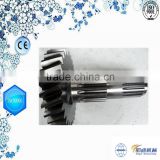 Changzhou machinery brass gears pinion shaft, gear shaft pins china OEM factory