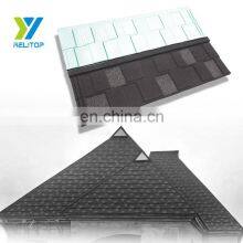 Top Quality Building Material Shingle Stone Coated Metal Roofing Tile Price thumbnail-1