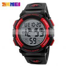 SKMEI 1258 Men Digital Watches Outdoor Sports 50M Waterproof Chronograph Big Dial Digital Wristwatches thumbnail-4