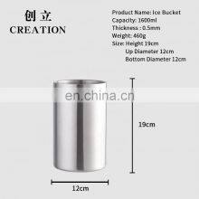 Factory Direct Oem Stainless Steel 1.6l 5litre Bar Accessories King Beer Bottle Service Ice Wine Bucket Cooler thumbnail-2