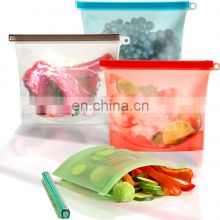 BPA Free keep fresh preservation self-sealing silicone food bag