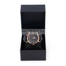 Wholesale Customized Packaging Gift Bright Black Paper Watch Organizer Display Watch Box thumbnail-4