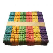 Different Color Wood Sticks Disposable High Quality Modern Craft Ice Cream Sticks thumbnail-1