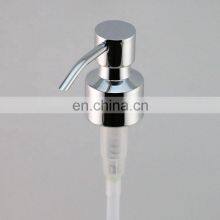 LongAn Factory China New Style Free Sample Amber Black Metal Zinc Alloy Soap Dispenser Pump Sprayer For Glass Bottle thumbnail-4