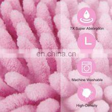 Wholesale Absorbent Microfiber Chenille Dog Drying Towels Soft Cat Microfiber Towels Cleaning Washcloth Pet Towels thumbnail-4