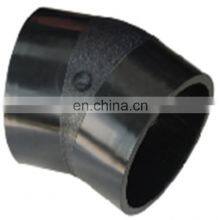 Pipe Fitting Manufacturer Direct Sales Black Color PE Elbow 22.5 DEG thumbnail-1