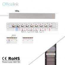 Рейковый распределитель электропитания (PDU) в 2U корпусе с автоматическим выключателем (MCB)