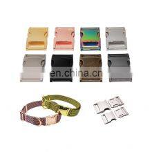 Custom Name Safety Belt Buckles Logo Side Quick Release Buckles Rose Gold Metal Eco-friendly Lead Free and Nickle Free thumbnail-1