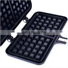 Eco-friendly Breakfast Nonstick Two-headed Egg Waffles Frying Pan thumbnail-5