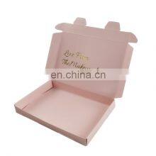 Ever Bright New Arrival Pink Color Customized Size Corrugated Plain Airplane Corrugated Cardboard Mailing Box With Logo