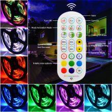 Smart Led Strip Home Kit IP20 24 Key WS2811 5050 5M 60LED 12V LED RGB Strip Kit thumbnail-3