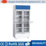 Upright Glass Door Direct Cooling Commercial Display Refrigerator Showcase thumbnail-5