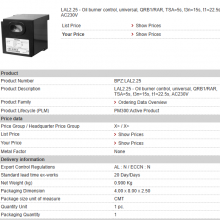 LAL2.25 Siemens Combustion Controller thumbnail-1