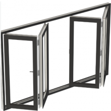Folding Window Aluminium Bifold Window Fold up Glass Windows thumbnail-2
