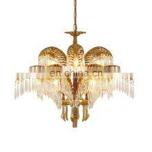 Golden Luxury Crystal Chandelier For Indoor Modern K9 Led Crystal Chandelier thumbnail-1