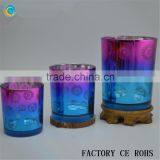 Canton Fair/ Romantic Gradient Votive Holder/ NationalTrend Glass Candle Holders /Mousse Romantic Home Decoration Props