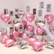 18 Inch Heart Shaped Foil Material Mylar Balloons Valentines Day Wedding Party Decoration Helium Globos Balloon thumbnail-4