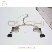 304 Stainless Steel Cat-Back Exhaust System for Audi A1/A6 A7 C8/ R8 V8 MK1 High Performance Exhaust Electronic Valve With Tips thumbnail-2