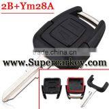 Replacement 2 Button Remote Key Shell for OPEL VAUXHALL Vectra Zafira Omega Astra thumbnail-1