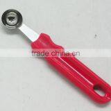 PLASTIC PS + STAINLESS STEEL SMALL DESSERT SPOON FOR CAKE