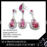 2015 New Style Africa 925 Silver Jewelry Sets Big Wedding Custom Jewelry Set thumbnail-1