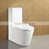 Dual Siphonic Toilet S-Trap Smart White Glazed Bathroom Toilet thumbnail-3