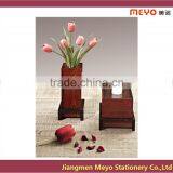 2015 Commercial Gift Wooden Tissue Box Vase Home Decoration