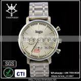 China Factory Oem Chronograph Watch Men in Wristwatches With Own Logo Stainless Steel Band thumbnail-1