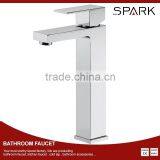 Hot Sale High-end Square Chrome Brass Basin Faucet Tap