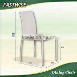 Milky Color PVC Dining Chair for Dinning Room Furniture thumbnail-3