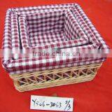 Wholesale Willow Storage Basket Without Handle thumbnail-1