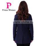 2016 Spring New Design Long Slim Fit Women Lapel Parka thumbnail-5