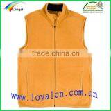 Yellow Fleece Vest Casual Wear thumbnail-1