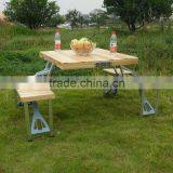 wooden garden folding table