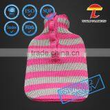 Cute Pullover Designk Knitted Cover With Rubber Hot Water Bottle thumbnail-1