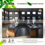 Dining Hall Wood Bar Counter for Sale thumbnail-1
