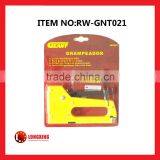 Factory Supply High Quality Plastic Stapler Manual Staple Gun ,nail Gun