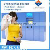 Gym 24 Doors Rental Locker Customized Russian French Language