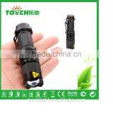 Super Waterproof Mini Led Flashlight Cre e Q5 Fouce Zoomable Mini Pocket Led Lamp 1*14500/AA Battary for Outdoor Hiking thumbnail-4