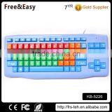 Waterproof Color With Large Keys Plug and Play Children Wired Keyboard thumbnail-4