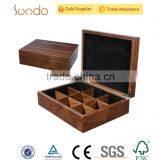 Customized Wood Packing Boxes With Compartments