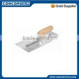Carbon Steel Trowel With Wooden Handle , Drywall and Plastering Tools thumbnail-1